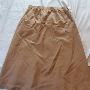 Womens Vintage Strands Wool Skirt Sz 14 New